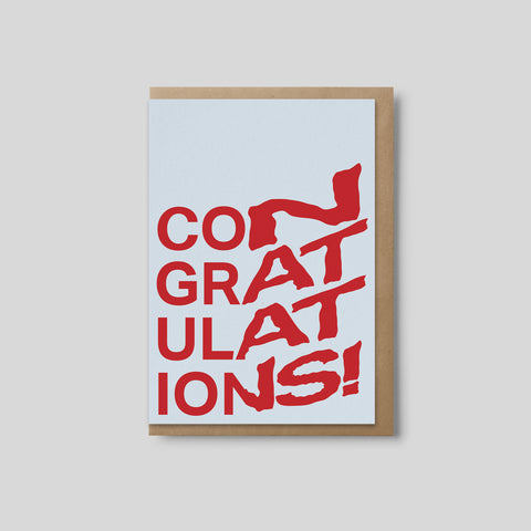 Congratulations! (Blank Card + Packs)