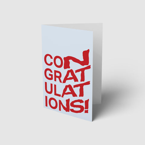 Congratulations! (Blank Card + Packs)