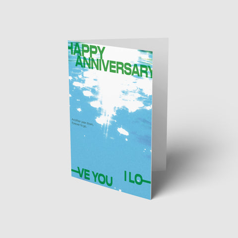 Happy Anniversary (Blank Card + Packs)