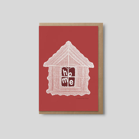 Crocheted Home (Blank Card + Packs)